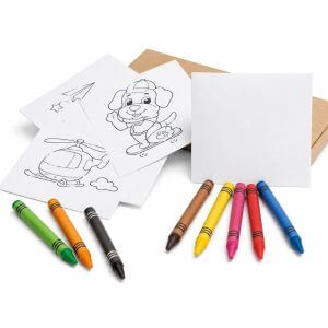 Caixa de Giz de Cera Personalizada