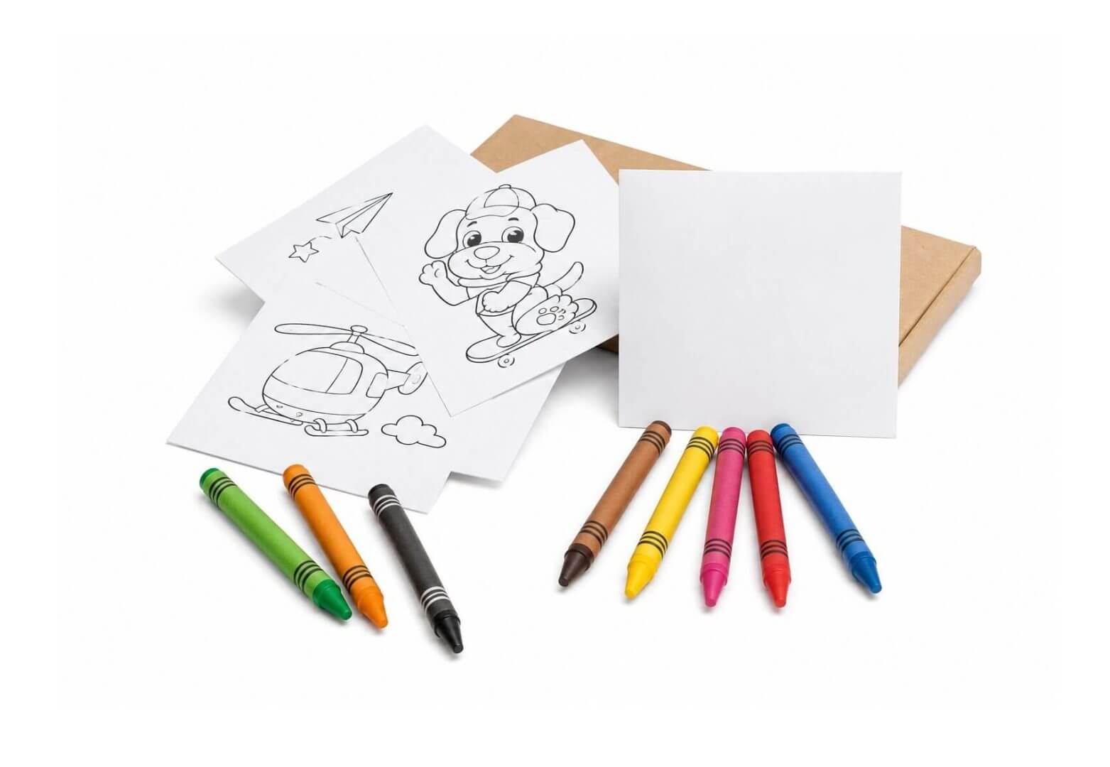 Caixa de Giz de Cera Personalizada