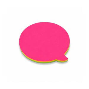 Bloco Sticky Balão de Fala Brinde