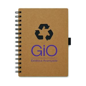 Bloco de Anotação Ecológico Com Caneta Personalizado