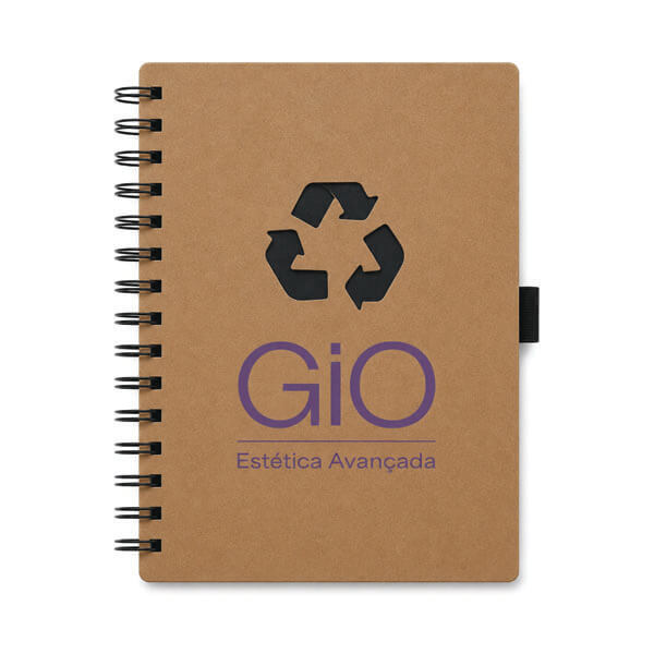 Bloco de Anotação Ecológico Com Caneta Personalizado