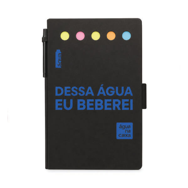 Bloco de Anotações Ecológico com Caneta Reciclada