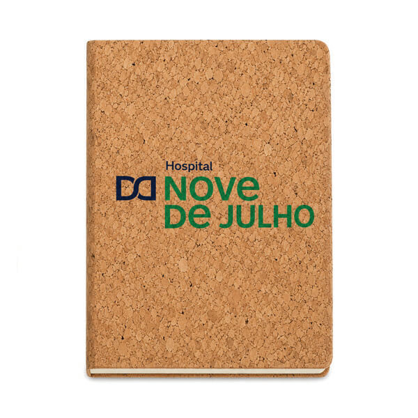 Bloco de Anotações em Cortiça Personalizado