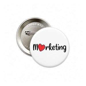 Botton Personalizado Dia do Profissional de Marketing