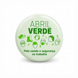 Broche Abril Verde