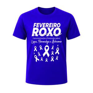 Camiseta Fevereiro Roxo