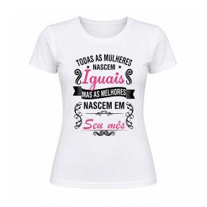 Camiseta Personalizada Feminina preço
