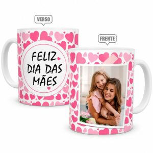 Caneca Personalizada Dia das Mães com Foto