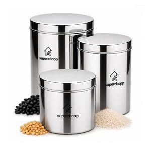 Conjunto de Potes para Mantimentos