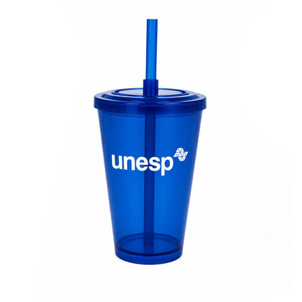 Copo Acrílico 500ml Com Tampa