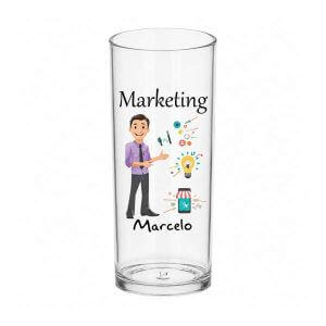 Copo Brinde Personalizado Dia do Marketing