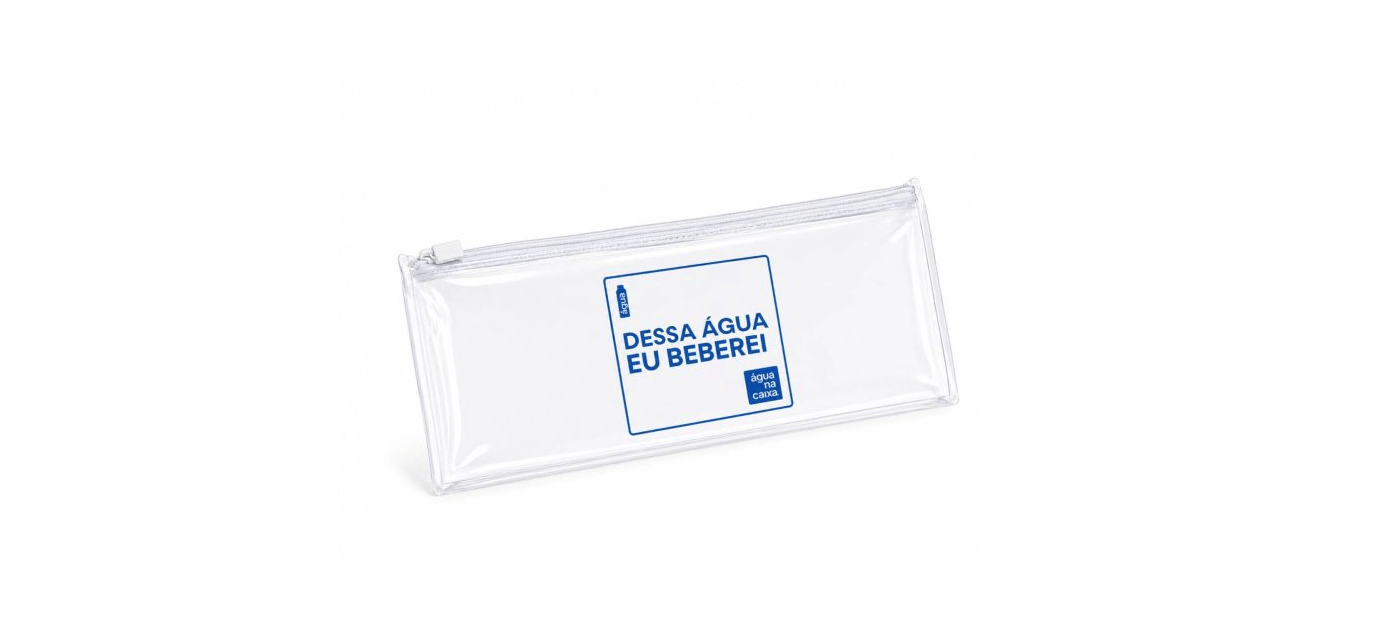 Estojo Escolar Transparente Personalizado