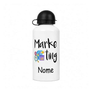 Garrafa de Alumínio para Dia do Marketing