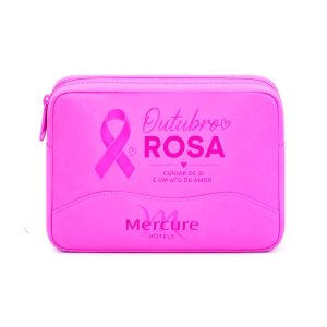 Necessaire Feminina Outubro Rosa Personalizada