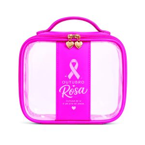 Necessaire Feminina em Nylon Personalizada