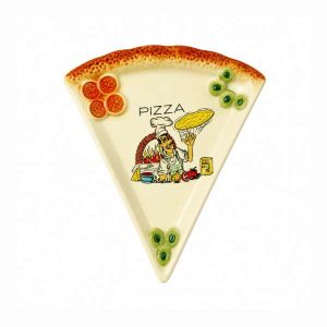 Prato Formato de Pizza