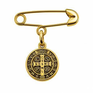 Broche Alfinete Medalha São Bento Personalizado