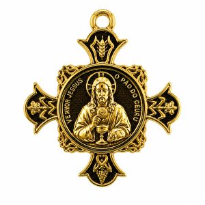 Broche Apostolado Dourado Personalizado