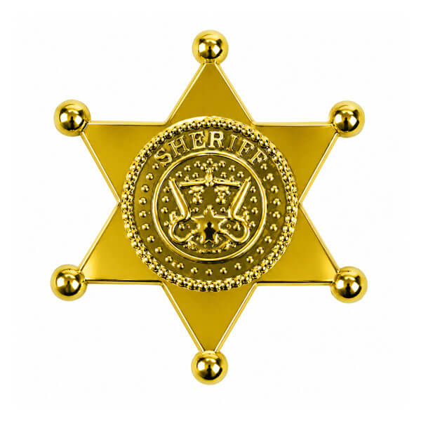 Broche Estrela Xerife Personalizado