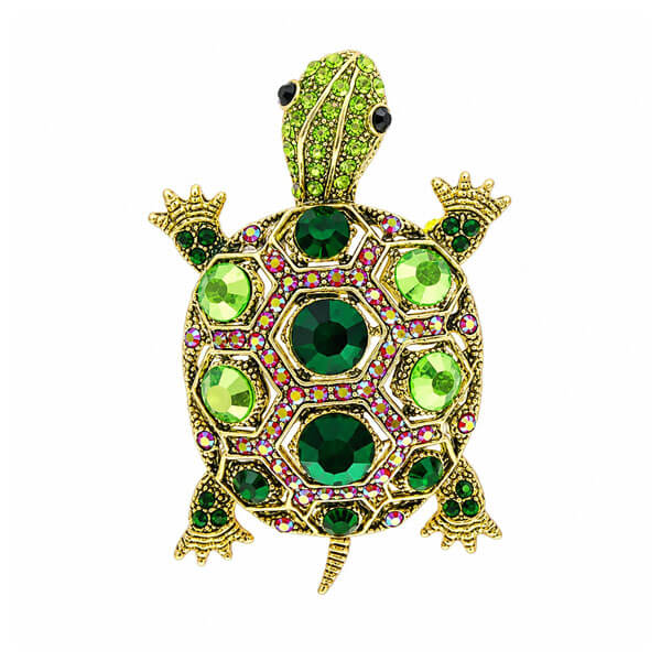 Broche Tartaruga Verde Personalizado
