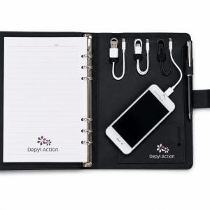 Caderno Personalizado Com Powerbank