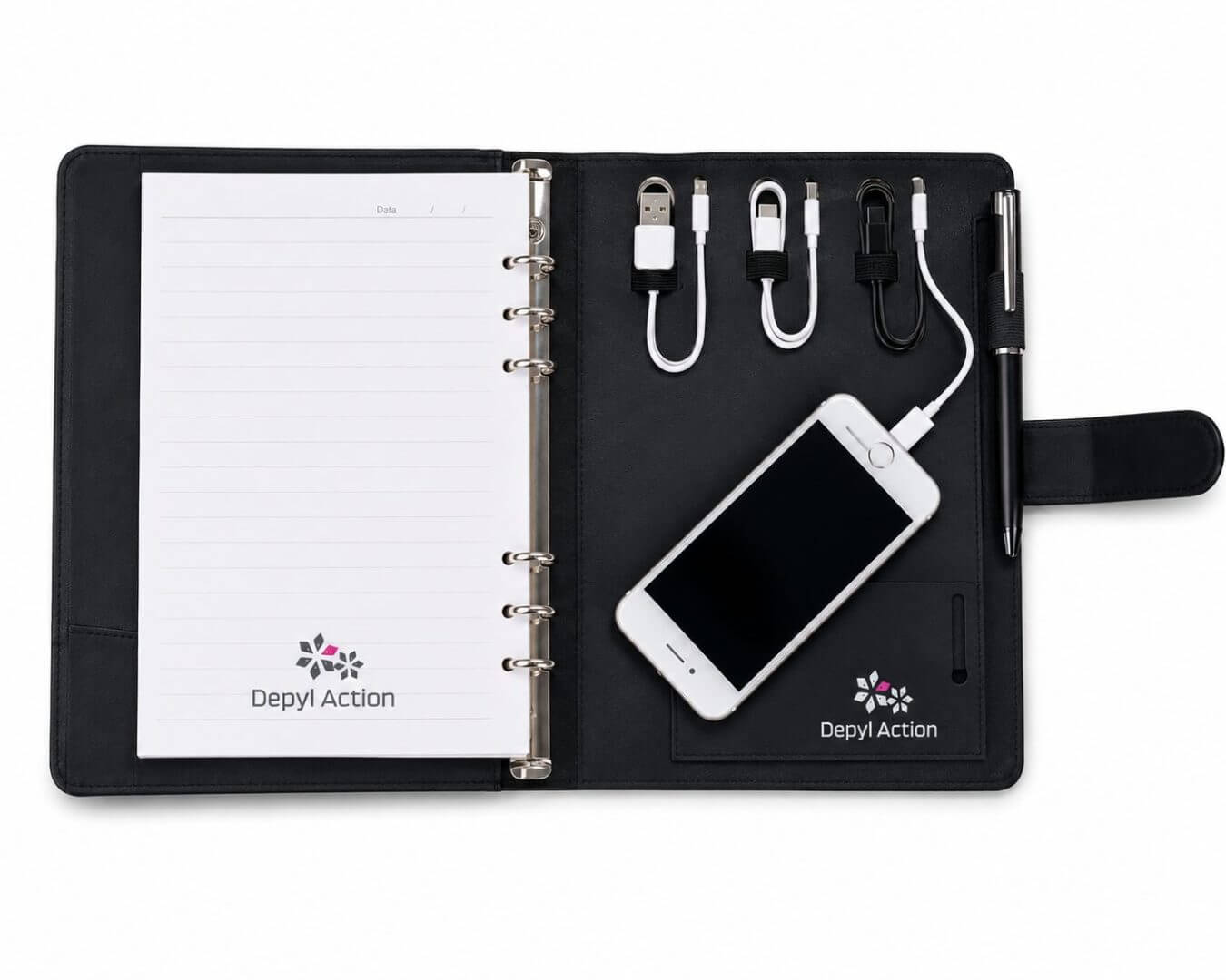 Caderno Personalizado Com Powerbank