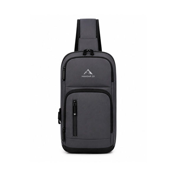 Mochila Transversal com um Bolso Frontal