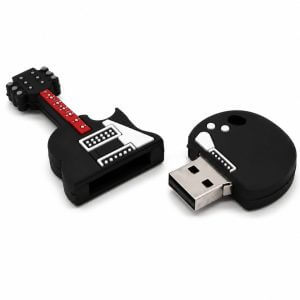 Pen Drive Emborrachado Guitarra