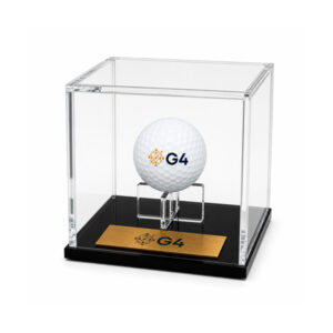 Caixa de Acrílico Premium para Bola de Golf